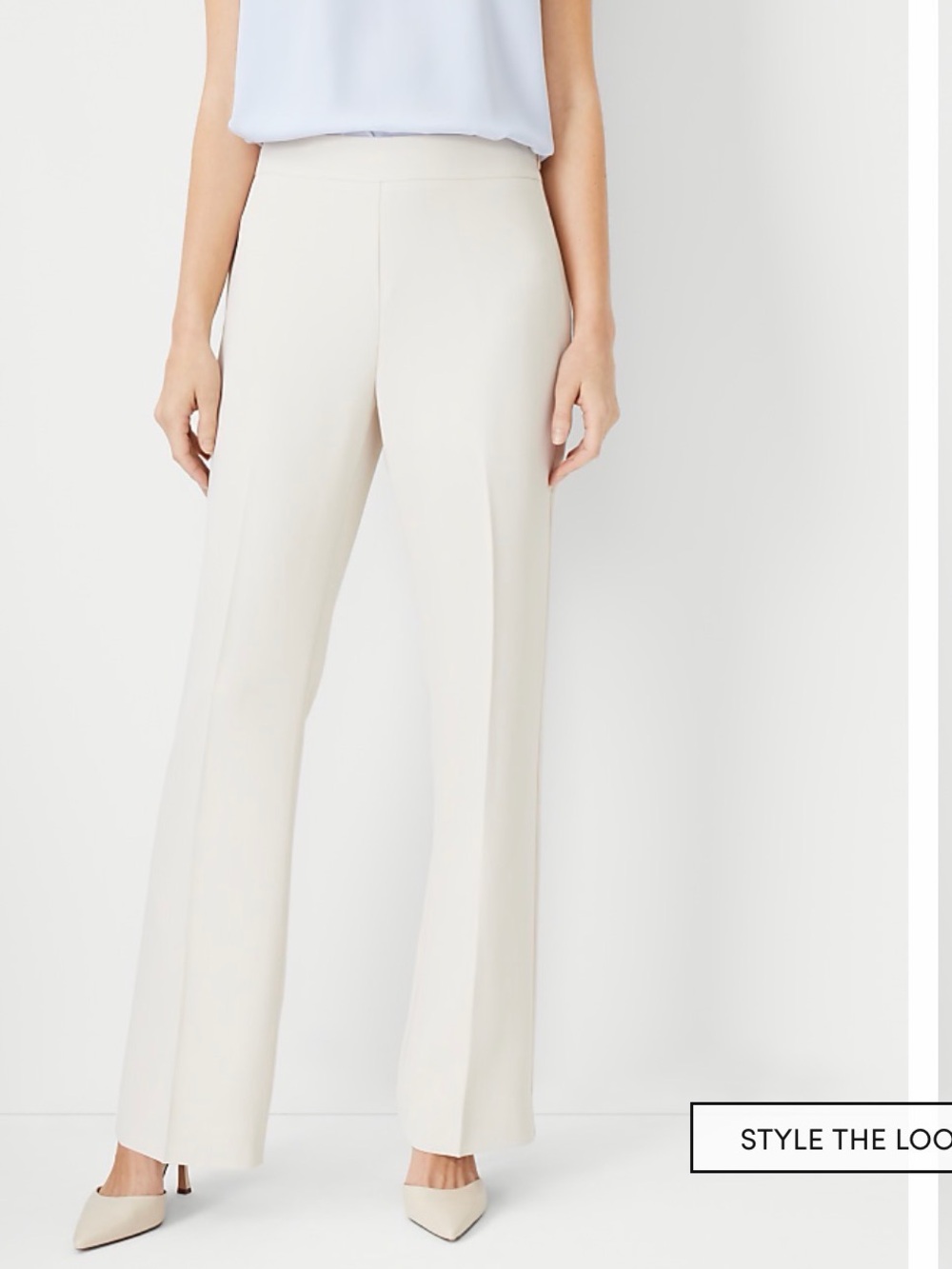 Ann Taylor NWT Beige/Ivory Dress Pants